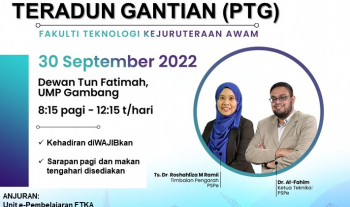 Bengkel Pembelajaran Teradun Gantian bersama pihak PSPe pada 30 September 2022 